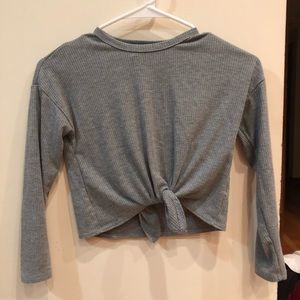 forever 21 tie in front top